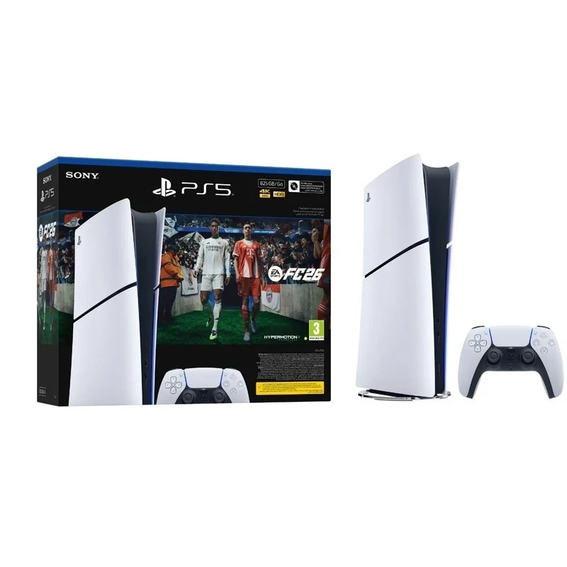 Sony PlayStation 5 (PS5) Slim Console Digital With EA FC 26 Voucher Bundle
