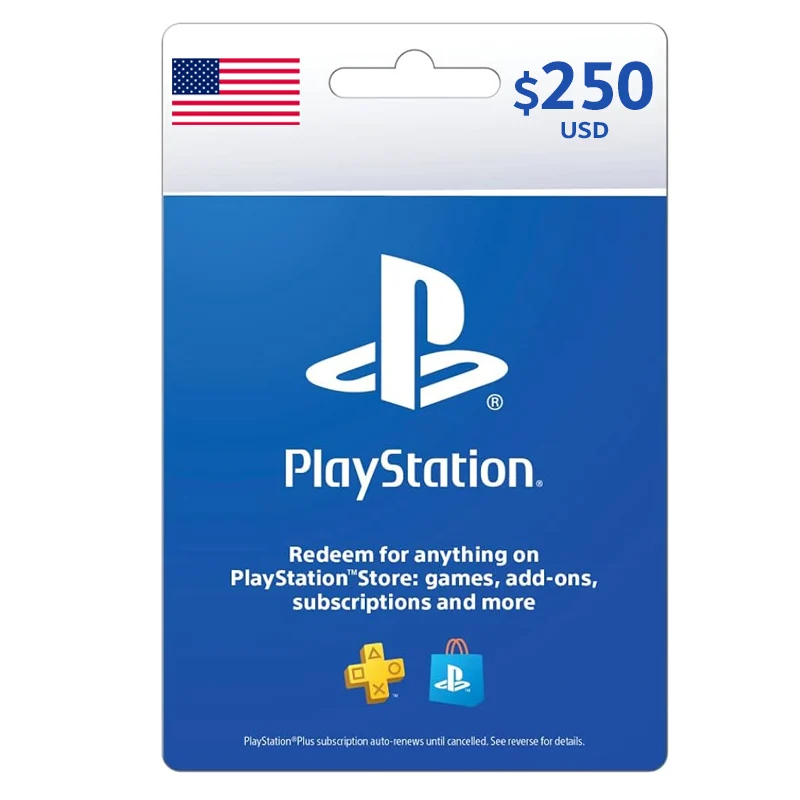 Sony Playstation Network Card 250$ - US