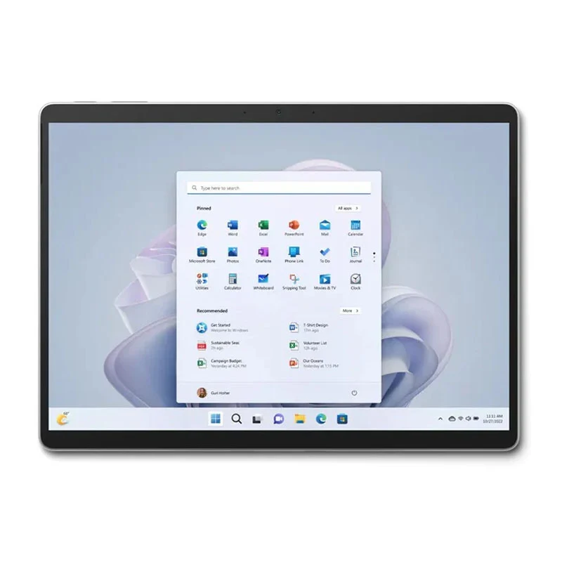 Microsoft Surface Pro 9, 13” PixelSense Flow Display, CPU i7-1255U 12th , RAM 32GB DDR5, SSD 1TB, Windows 11 Home /Platinum (Keyboard sold Separately)