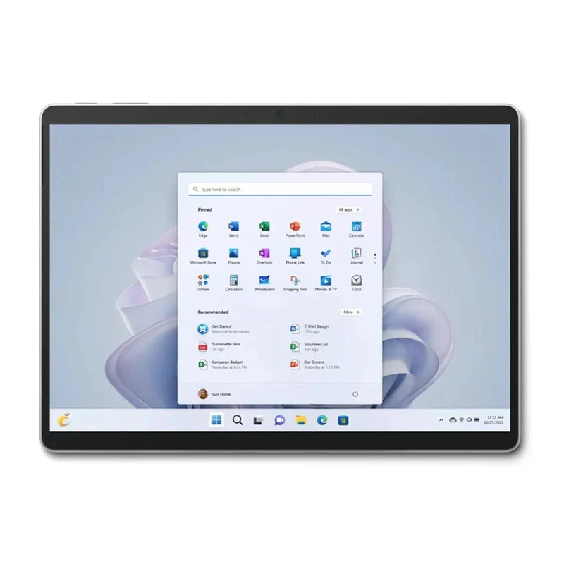 Microsoft Surface Pro 9, 13” PixelSense Flow Display, CPU i5-1235U 12th Gen, RAM 8GB DDR5, SSD 256GB, Windows 11 Home /Platinum