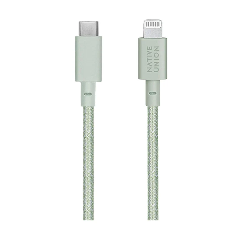 Native Union Belt Cable USB-C to Lightning 1.2 M, Sage