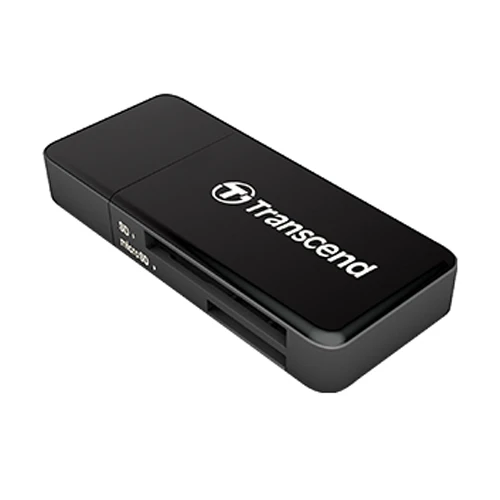 Transcend RDF5 USB 3.1 SDHC/SDXC/microSDHC/SDXC Card Reader - Black