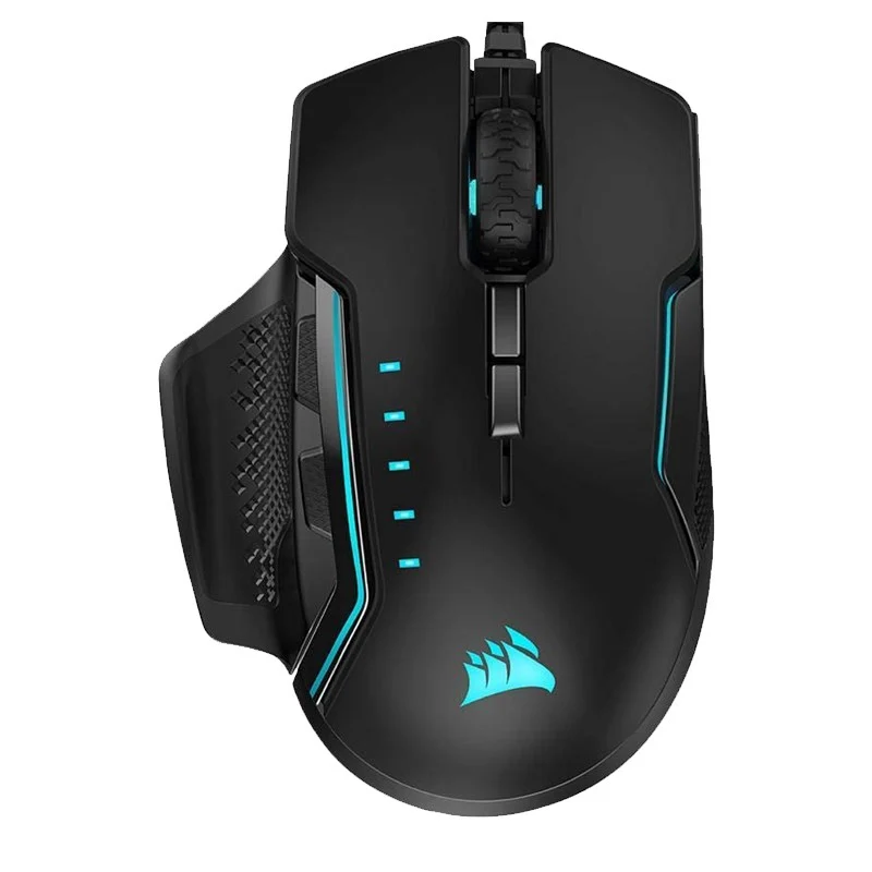 Corsair GLAIVE RGB PRO, Optical 18000 DPI Gaming Mouse - Black
