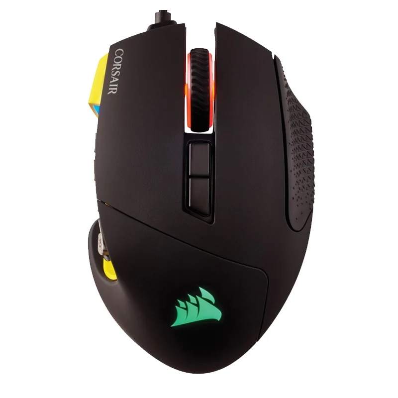 Corsair SCIMITAR PRO RGB Optical MOBA/MMO Gaming Mouse - Yellow